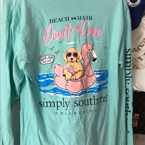 simply southern long sleeve tee